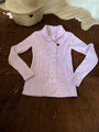 H&M L.O.G.G Mädchen Damen Pullover Wolle Strick Rosa Gr. 170 ( XS - S )