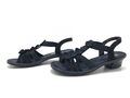 Rieker Antistress Damen Sandalen Gr. 42 (UK8) Sandalette Riemchensandale Schwarz