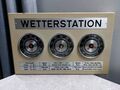 Vintage Barigo Meteo Station Massivwand Wetterstation