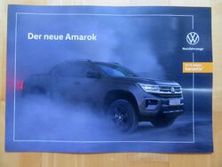 Broschüre, Prospekt, neue VOLKSWAGEN AMAROK, 12 Seiten, 2023, Top Zustand