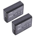 2x Akku 800mAh für Canon EOS 1100D 2000D 1200D 4000D 1300D Kiss X70 Kiss X50