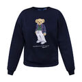 Ralph Lauren Polo Bear Fleece Sweatshirt Navy Blau Damen Pullover für Damen