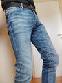 GEILE JACK&JONES SLIMFIT JEANS GLENN W30L34 Mega Vintage Waschung, USED,Knöpfe