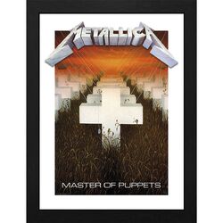 Metallica Poster Unisex Master Of Puppets Standard Standard