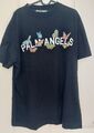 Palm Angels T-Shirt Butterfly Print | Gr. M | Farbe: Schwarz | Gebraucht