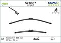 Wischblatt Scheibenwischer SILENCIO FLAT BLADE SET VALEO 577867 für JEEP GLK 550