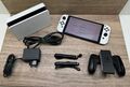 Nintendo Switch OLED Modell HEG-001 64GB Handheld-Spielekonsole - Weiß