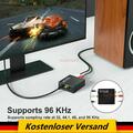 Digital Zu Analog Audio Konverter Wandler Optisch Toslink Koaxial Auf RCA DEU