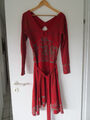 sehr selten:  wunderschönes rotes Kleid Desigual Größe L / 40