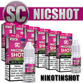 3 - 20mg SC Nikotin Shots 5 - 40 x 10 ml 50/50 70/30 Nikotinshot für E Liquid