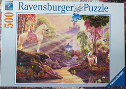Puzzle 500 Teile   Märchenhafte Flussidylle Ravensburger  1 x gelegt