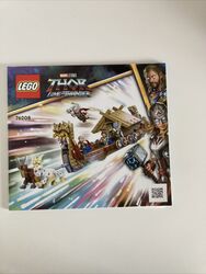 Lego 76208 Anleitung - Marvel: Das Ziegenboot Thor (Bauanleitung/Bauplan)