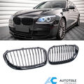 Kühlergrill Sport Grill Nieren für BMW 7er F01 08-12 glanz schwarz Einzelsteg