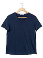 CECIL V-Ausschnitt-Shirt Damen Gr. DE 36 blau Casual-Look