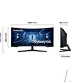 Samsung C34G55TWWP Odyssey 34 Zoll Ultra-Wide Gaming Monitor