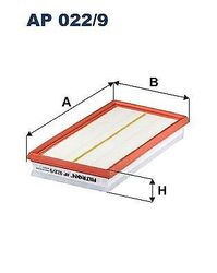 FILTRON Luftfilter AP 022/9 passend für FIAT JEEP