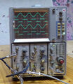 100Mhz Tektronix 7603  Oscilloscope 4 Kanal  mit 2x 7A18 und 7B53A Zeitbasis