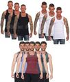 4er  8er 12er Pack Herren Unterhemd Achselhemd Tank Top Übergröße S/5 bis 6XL/13