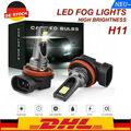 2x H11,H8 LED6500K,Nebel-Scheinwerfer Kit Birne-Nebel Lampen Bulbs Vs-Xenon~NEU~