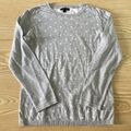 Tommy Hilfiger Damen Pullover mittelgrau gepunktet 17" Pit-to-Pit gepunktet Mode