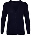 Louie James Herren Baumwollmischung Medium Strick 6 Knopf Strickjacke Navy, Size