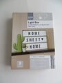 LED Lightbox Leuchtkasten Lichtbox mit Buchstaben Symbolen mit USB mit Batterien