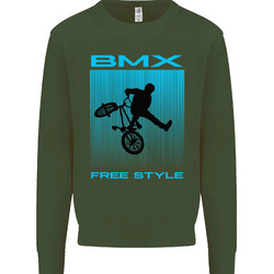 BMX Freestyle Fahrrad Kinder Sweatshirt Pulli