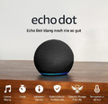 Echo Dot (5th generation, 2022 release) smart speaker with Alexa | Charcoal