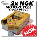 2x NGK Zündkerzen für Cagiva 350cc Indiana 350 78- > 89 No.5111