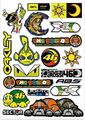 DINGFENG Motorrad Sticker, Monster Energy Aufkleber, Sponsoren Aufkleber, Moto M