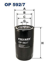 FILTRON OP592/7 Ölfilter für IVECO