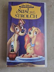 Susi Und Strolch VHS Walt Disney Meisterwerke Hologramm Vintage Sammlerstück