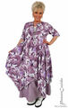 LAGENLOOK Blusen-Mantel Tunika-Kleid L-XL-XXL-XXXL 44 46 48 50 52 54 mauve ecru