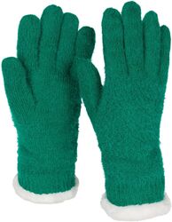 Damen Winter Strick Handschuhe Reiskornmuster Thermo Fleece, Strickhandschuhe