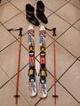 Kinder Ski Set 90cm Rossignol  Skischuhe 32 (20,5)  + Skistöcke 90cm