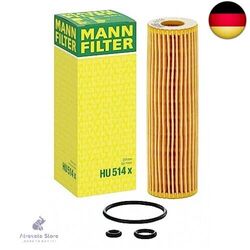 MANN-FILTER HU 514 x Ölfilter – Ölfilter Satz mit Dichtung / Dichtungssatz – Für