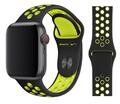 Original Apple Nike Sport Armband M/L 42/44/45mm MQ2Q2ZM/A Black/Volt