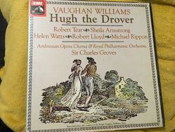 EMI 2 LP Box Set SLS 5162: Vaughan Williams - Hugh the Drover / Tear / Groves