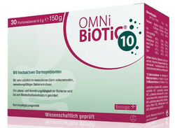 OMNI BIOTIC 10 Pulver Beutel 30x5g für einen gesunden Darm PZN 13947528 + Proben