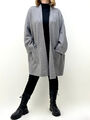 Damen Neu Strickjacke Cape Kurzer Strickmantel Warm Cardigan mit Taschen