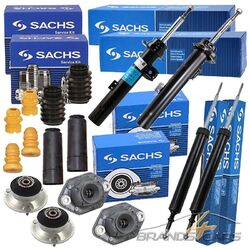 SACHS 4x STOSSDÄMPFER GAS VORNE+HINTEN+DOMLAGER+PROTECTION-KIT FÜR BMW 3-ER E90Erstausrüster-Qualität | Schneller Versand ab Lager