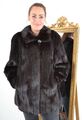 A5024 NERZJACKE PELZJACKE NERZ ECHT PELZ MANTEL - REAL MINK FUR JACKET COAT