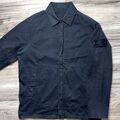 STONE ISLAND Ghost Full Zip Badge Overshirt/Jacke Large