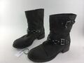 Tolle Biker Boots Damen Stiefeletten Stiefel EUR 40 Q1 254