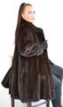 A5099 ECHT NERZ JACKE PELZ PELZJACKE NERZMANTEL - RANCH SAGA MINK FUR JACKET