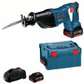 Bosch Akku Säbelsäge GSA 18 V-LI mit 2 x 5,0 Ah Li-Ion Akku L-BOXX 060164J00B