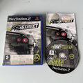 Need for Speed Pro Street Sony Playstation 2 PS2 Videospiel PAL Disc Hülle Handbuch