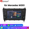 7" Android 13 Autoradio GPS Navi BT DAB+ 2+32GB Für Mercedes Benz W203 C209 CLC