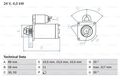 BOSCH 0 986 018 990 Starter for ,MAN