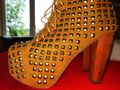 Jeffrey Campbell  Boots cognacbraun Gr. 37 (UK 4) einmal kurz getragen Leder